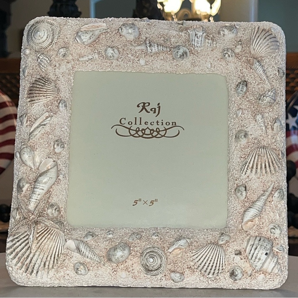 Sand & Seashell Photo Frame